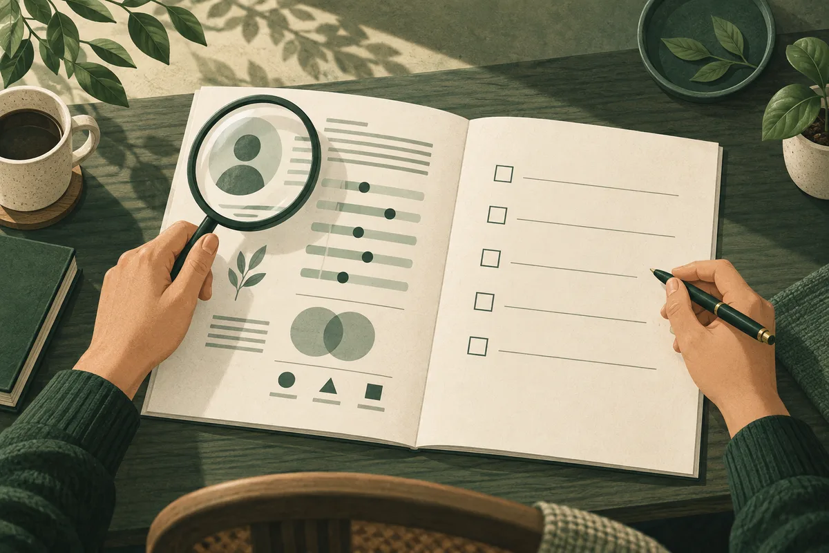 A report prompt is discussed beside a situation note and a small follow-up observation plan.